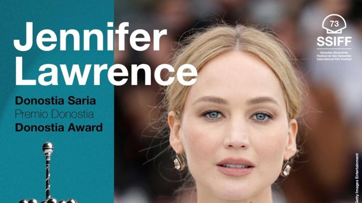 Jennifer Lawrence aktoreak jasoko du Donostia Zinemaldiaren ohorezko saria.