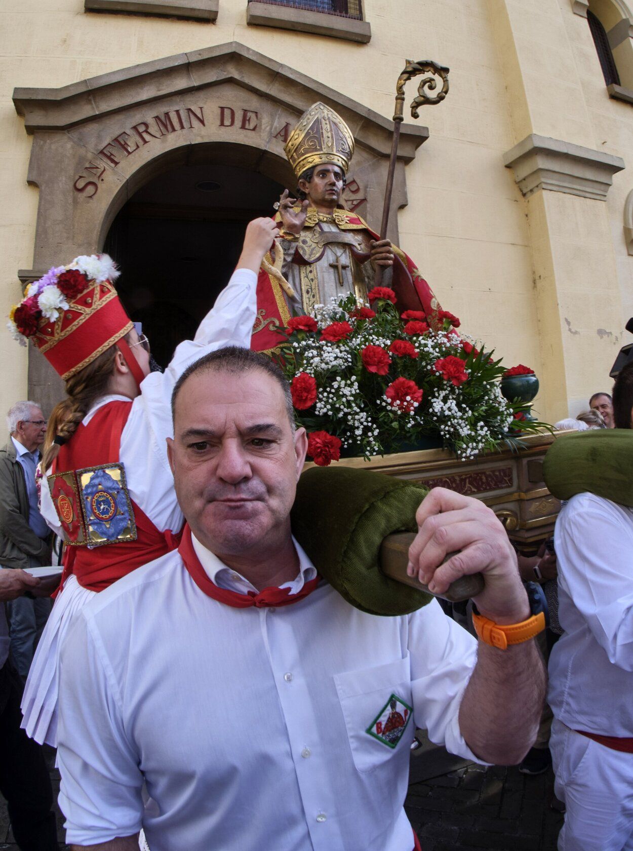 Fotos de la procesión de San Fermín Txikito