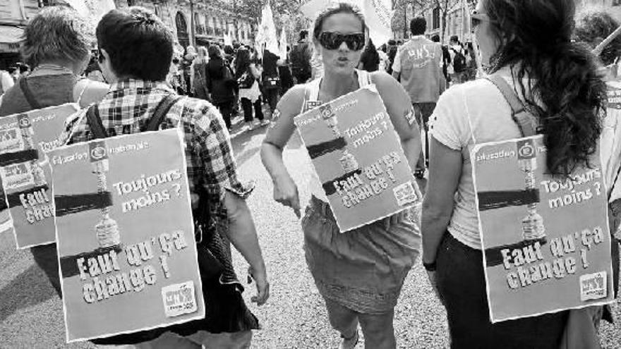 Huelgas y manifestaciones en Francia contra la degradación de la Educación