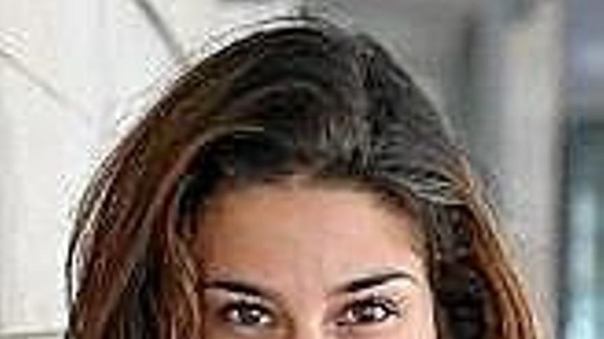 Sandra Martín posando para este periódico en el Kursaal donostiarra.