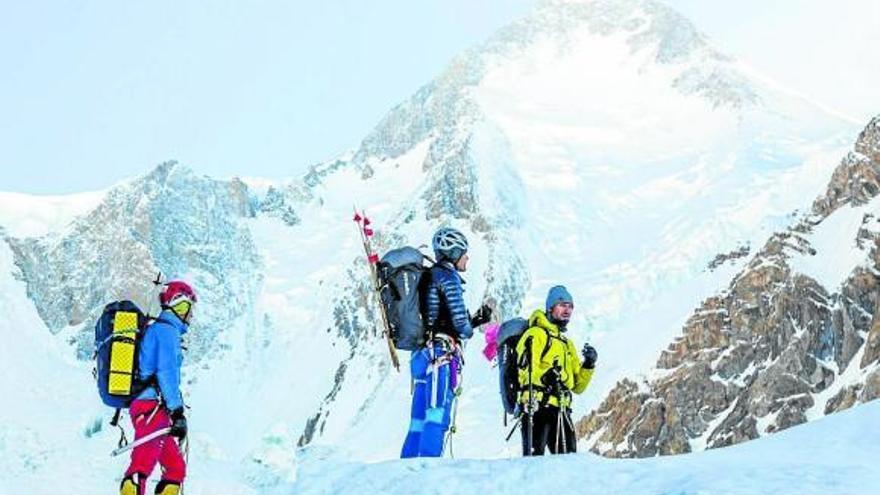 Zabalza prepara el ascenso en Gasherbrum