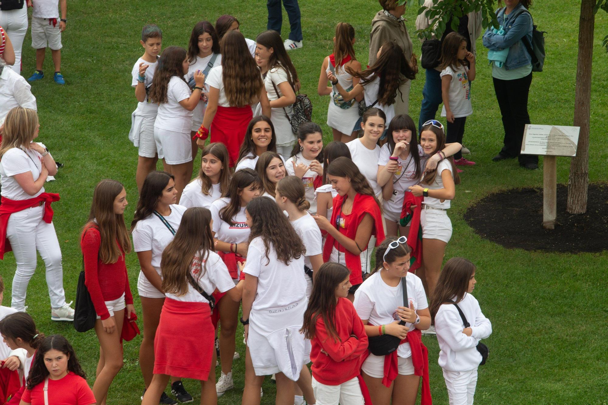 Fotos del cohete de fiestas de Zizur 2025