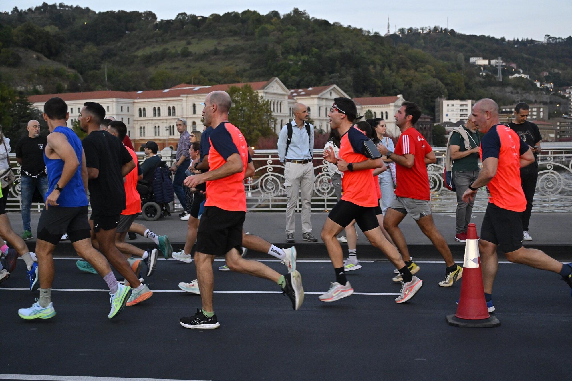 El Bilbao Night Marathon, en imágenes