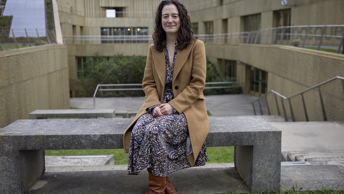 Leticia Landa en el Basque Culinary Center de Donostia.