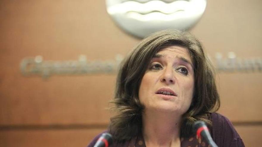 Helena Franco, en un rueda de prensa reciente.