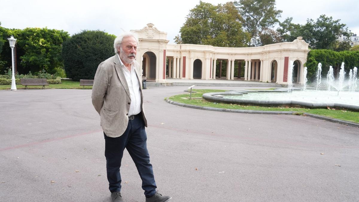 El escritor Julio Llamazares en Bilbao