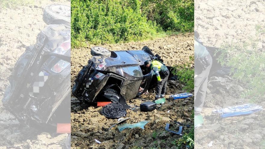Herido grave un joven de 27 años tras salirse de la vía en Egüés