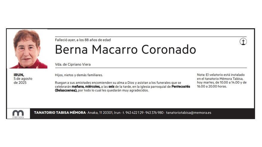 Berna Macarro Coronado