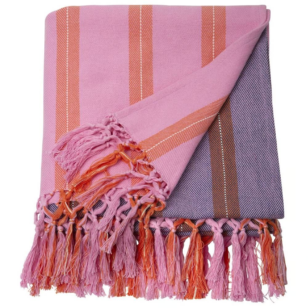 Manta, rosa/naranja raya MÄVINN
