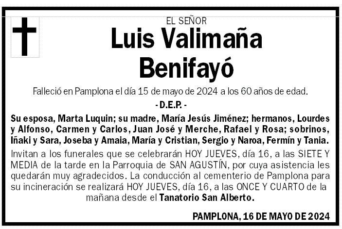 Luis Valimaña Benifayó