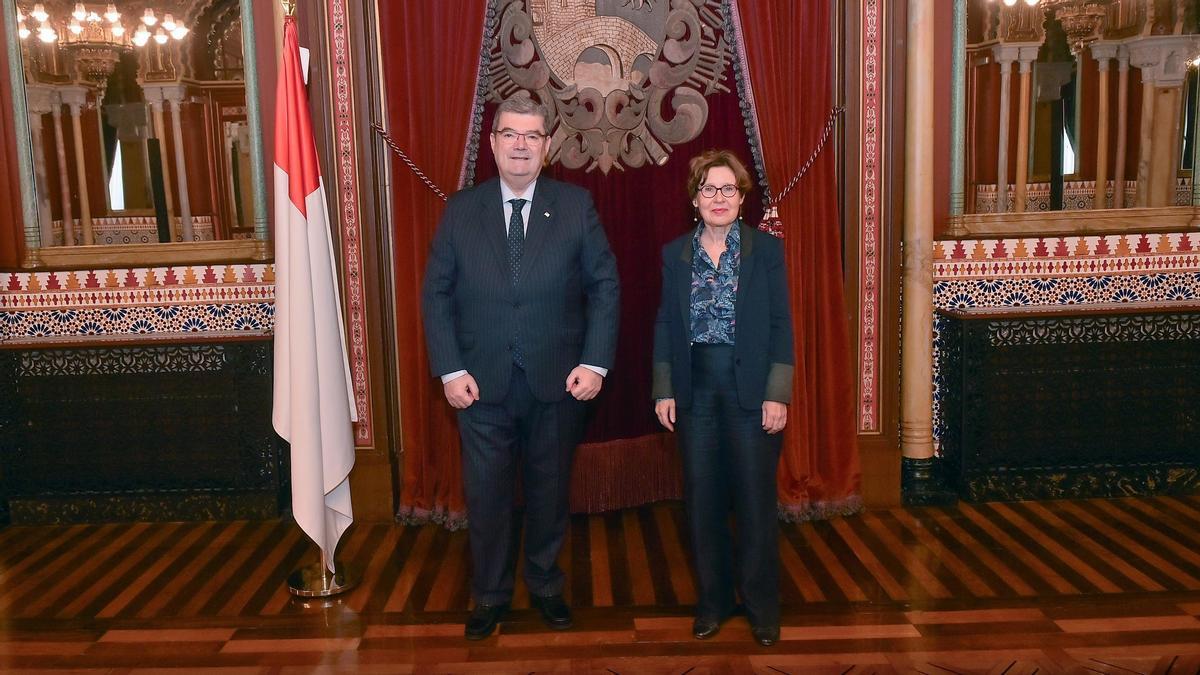 Juan Mari Aburto eta Marianne Carré.