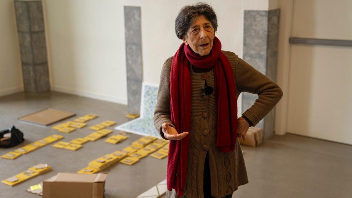 La artista donostiarra Esther Ferrer.