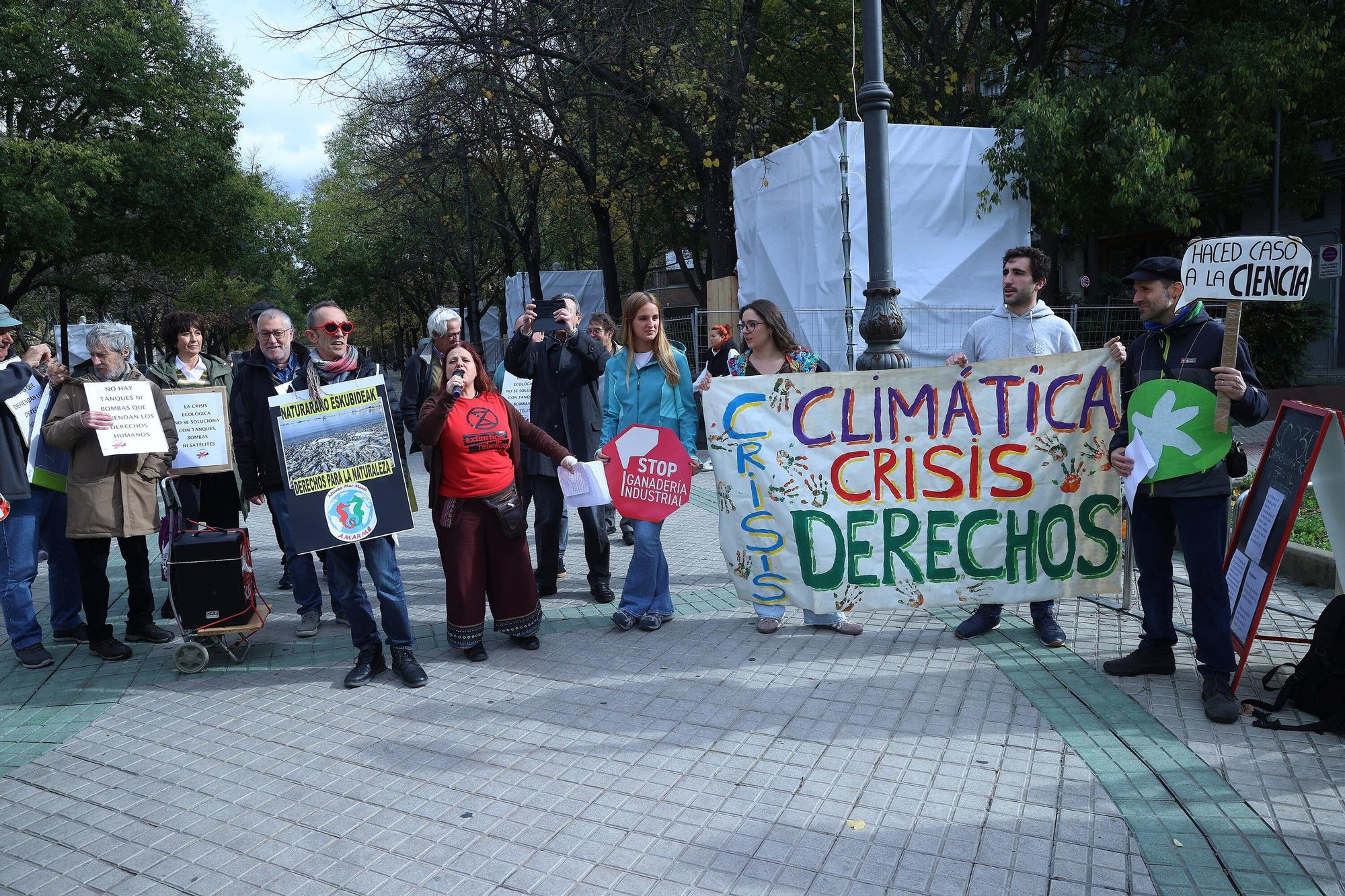 La Alianza por el Clima exige en Pamplona una acción "real" frente a la emergencia