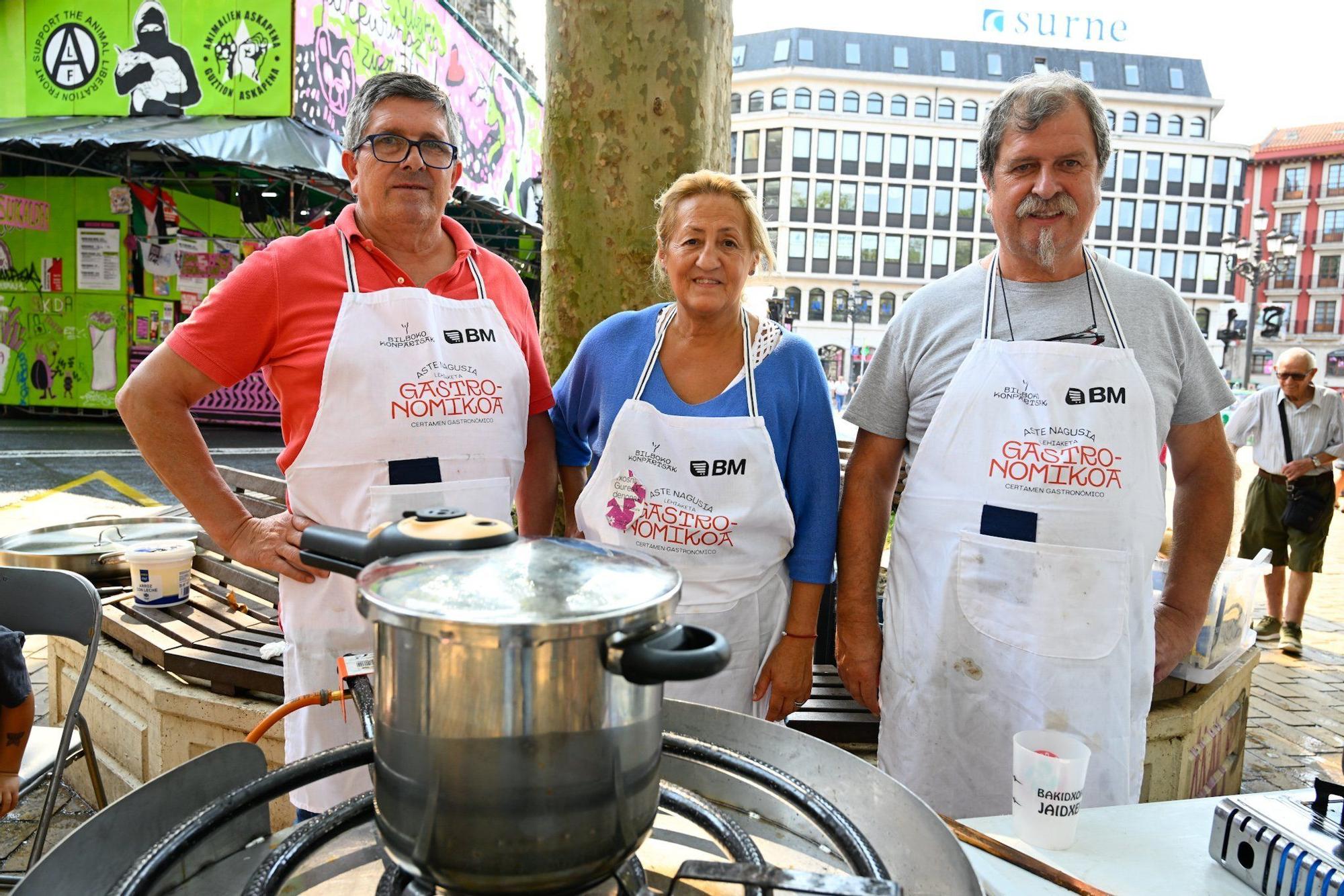 En imágenes: concurso gastronómico de rabo de toro en Aste Nagusia