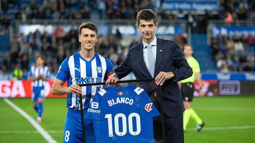 Blanco: &quot;Ojalá vengan muchos más partidos con el Alavés&quot;