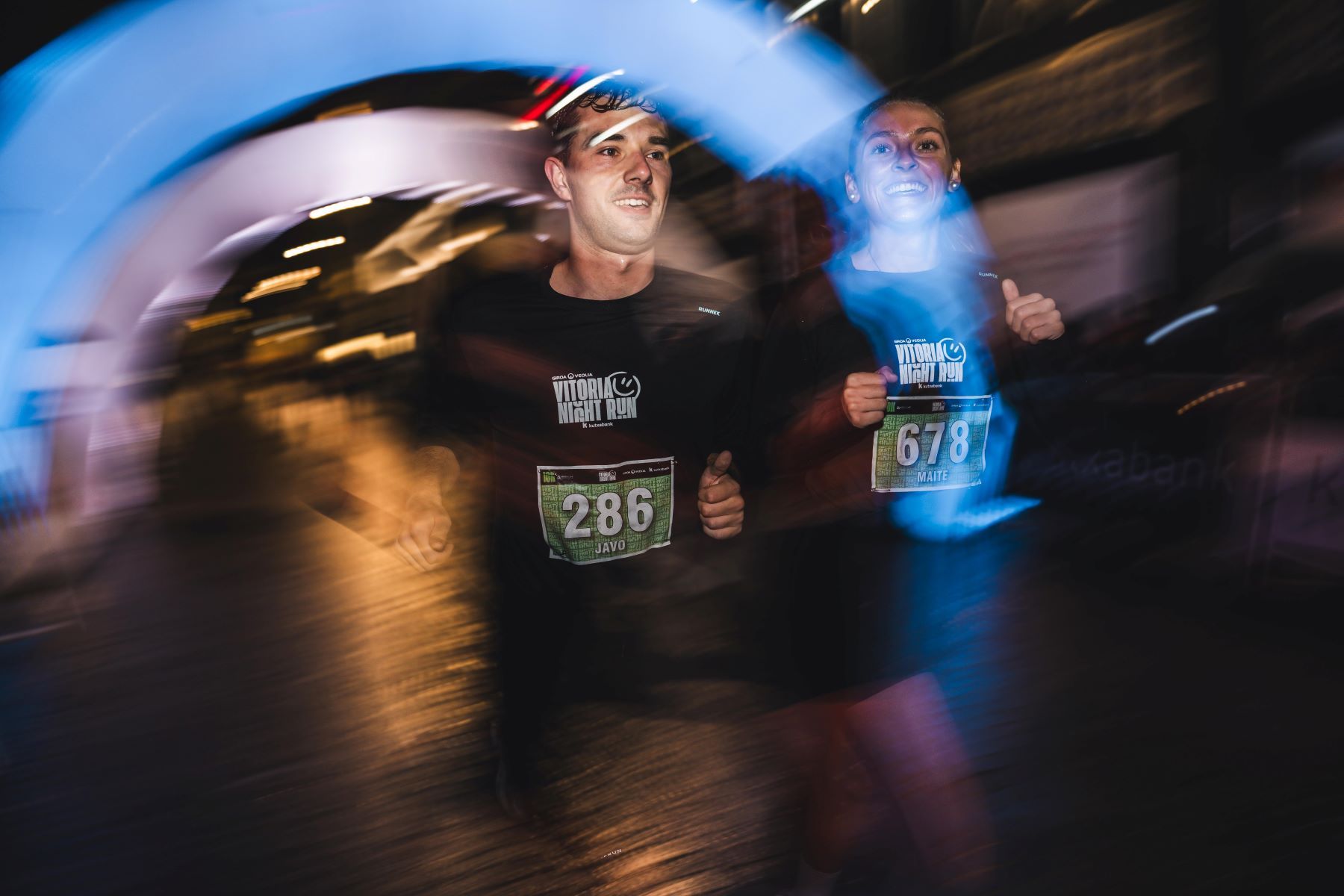 Las mejores imáganes de la Giroa Veolia Vitoria Night Run