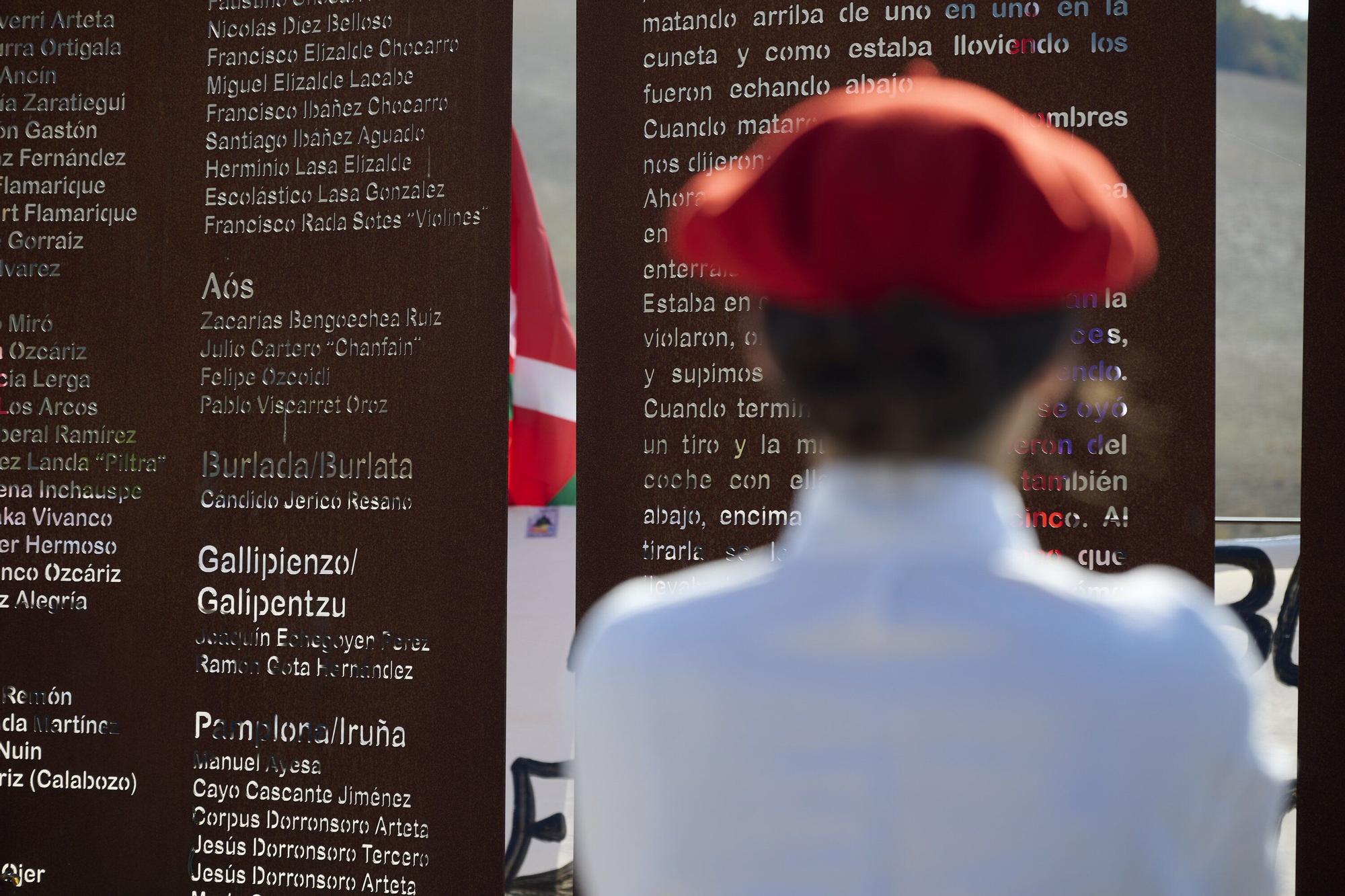 Homenaje anual en la Tejería de Monreal a las personas asesinadas en 1936