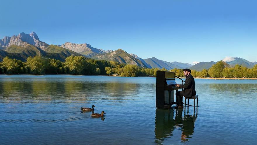 El piano flotante llega este sábado 23 de agosto al Embalse de Alloz