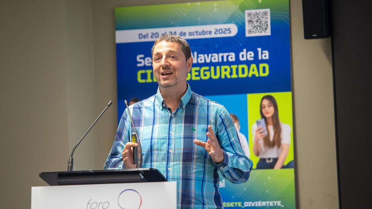 Roumen Boyanov durante su ponencia en Foro Hiria.