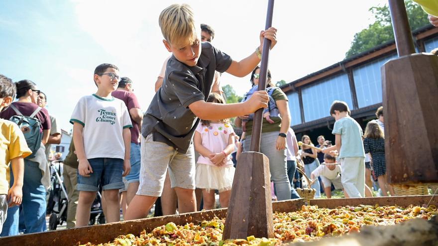 Feria de la cosecha de la manzana en Astigarraga