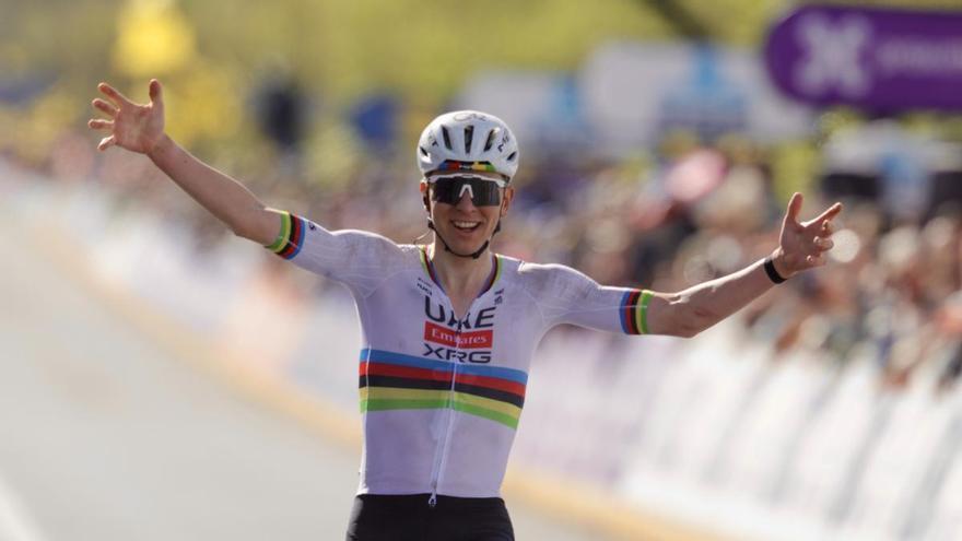 Nada frena a Pogacar