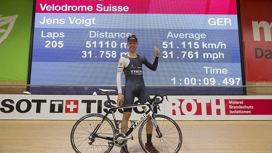 El alemán Jens Voigt bate el récord de la hora
