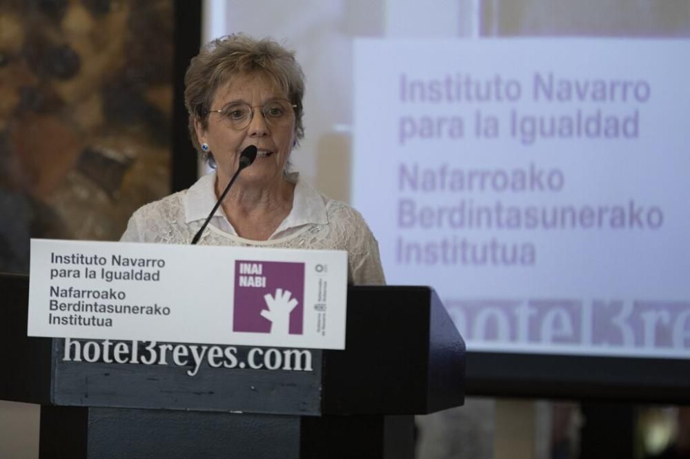 La presidenta de Navarra, María Chivite, clausura