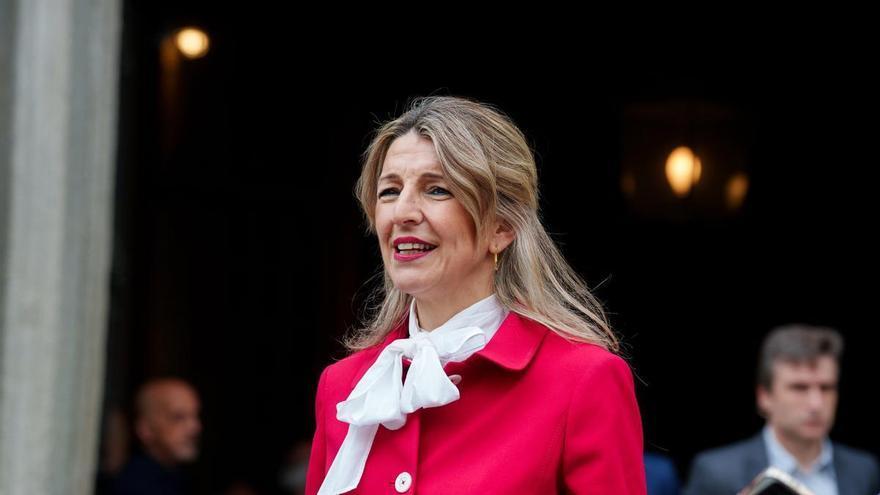 Yolanda Díaz viaja a Estados Unidos para asistir a la ceremonia de los Oscar