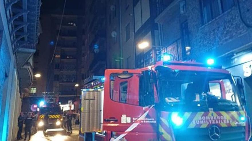 Un herido en el incendio de una vivienda en Tudela
