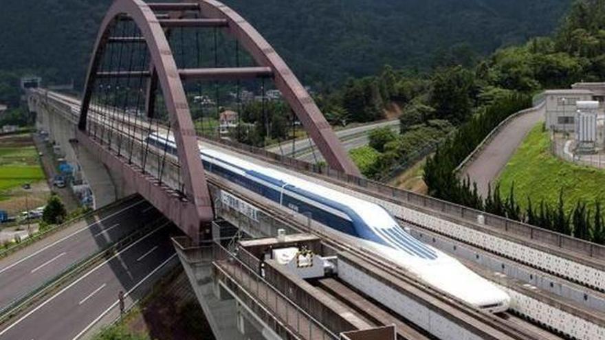 Un tren japonés &quot;Maglev&quot; bate el récord mundial de velocidad: 590 km/h