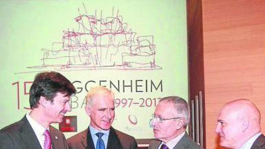 El titanio del Guggenheim se exhibe en los escaparates de cerca de 300 comercios