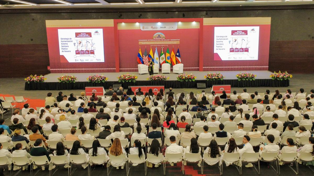 Un momento del Congreso Salud y Bienestar celebrado en la ciudad mejicana de Toluca.