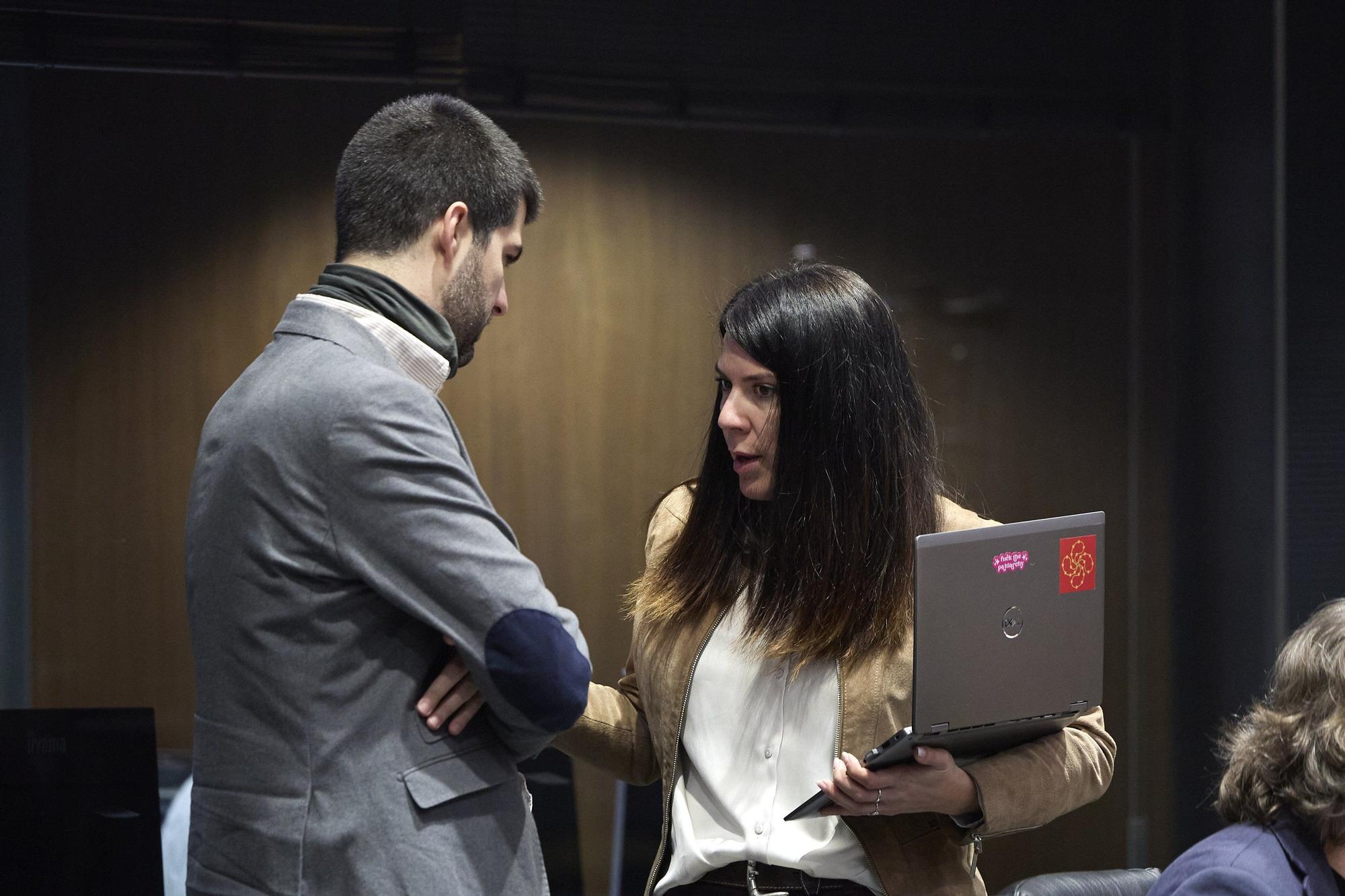 Fotos del pleno del Parlamento de Navarra (20 de noviembre de 2025)