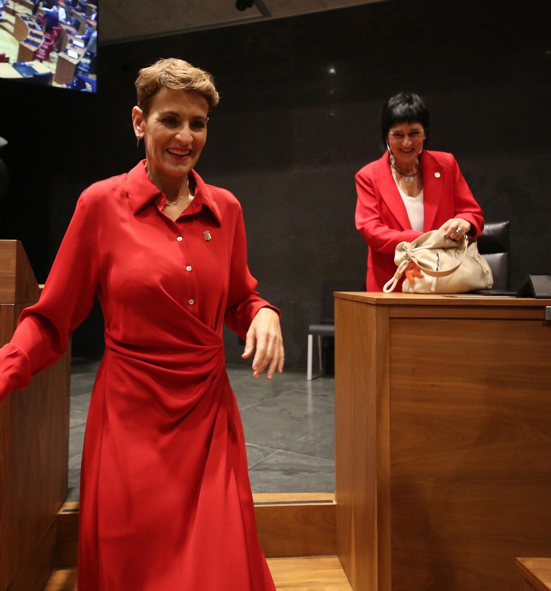 Fotos del debate del estado de la Comunidad foral de 2025