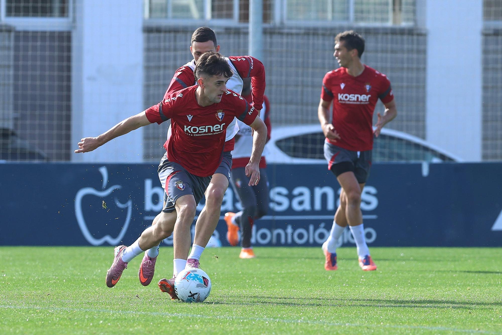 Entrenamiento de Osasuna de este domingo