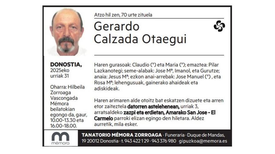 Gerardo Calzada Otaegui