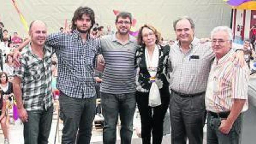 Fernando Mendiola, Juan Carlos García, Fermín Pérez-Nievas, María Ejea, Feliciano Páez Camino y Víctor Moreno.