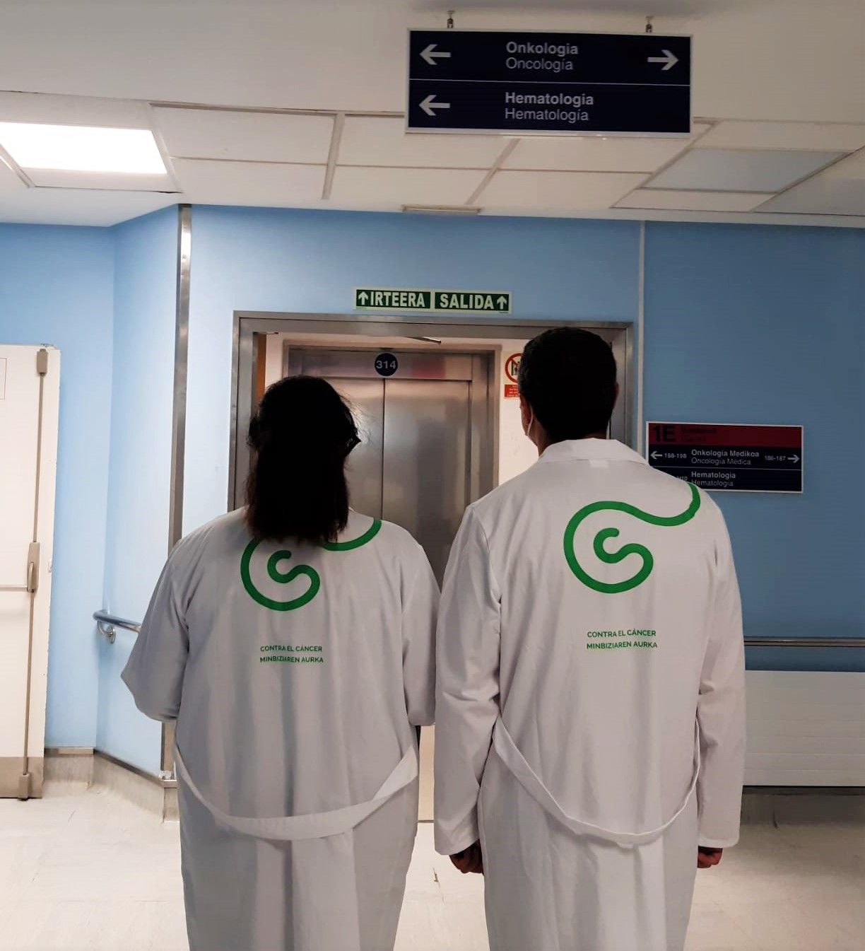 Voluntariado de acompañamiento en el Hospital de Cruces.