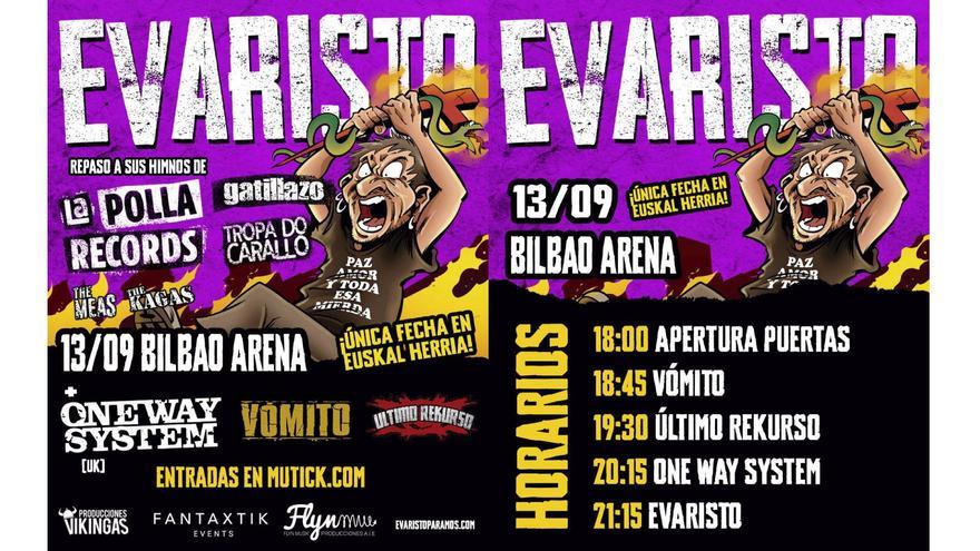 Evaristo Páramos regresa a Bilbao y trae invitados punk