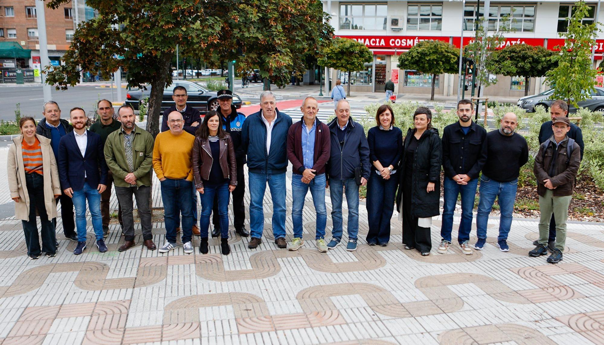 Inauguración del corredor sostenible de Pío XII