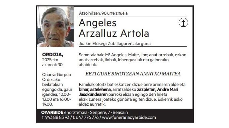 Angeles Arzalluz Artola