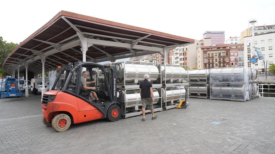En imágenes: los tanques de cerveza que harán Aste Nagusia más sostenible