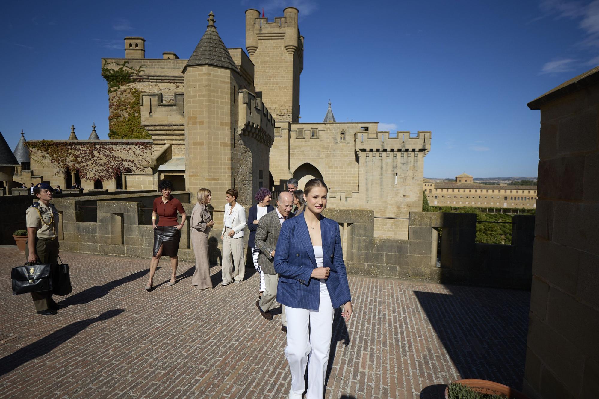 Fotos de la visita de los Reyes a Olite y Tudela