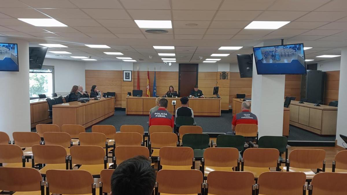 Un momento del juicio.