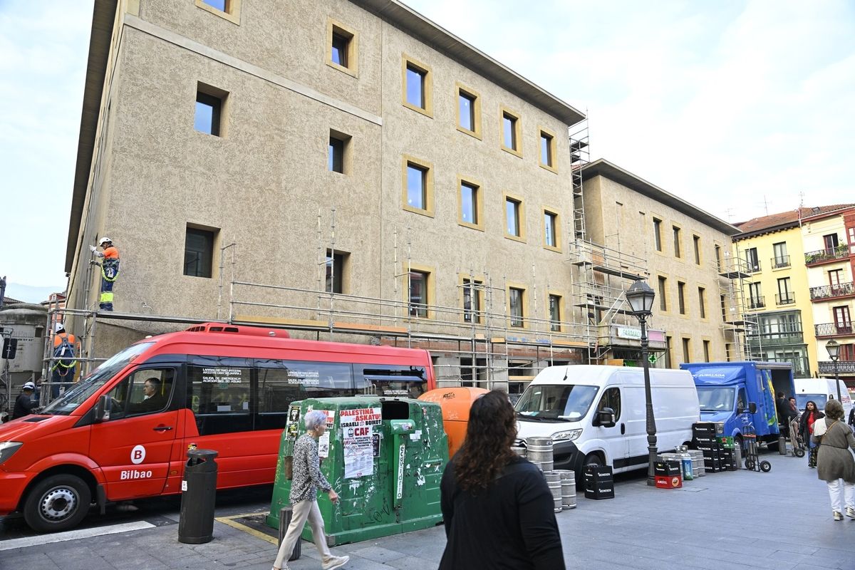 El Museo Vasco de Bilbao estrena fachada