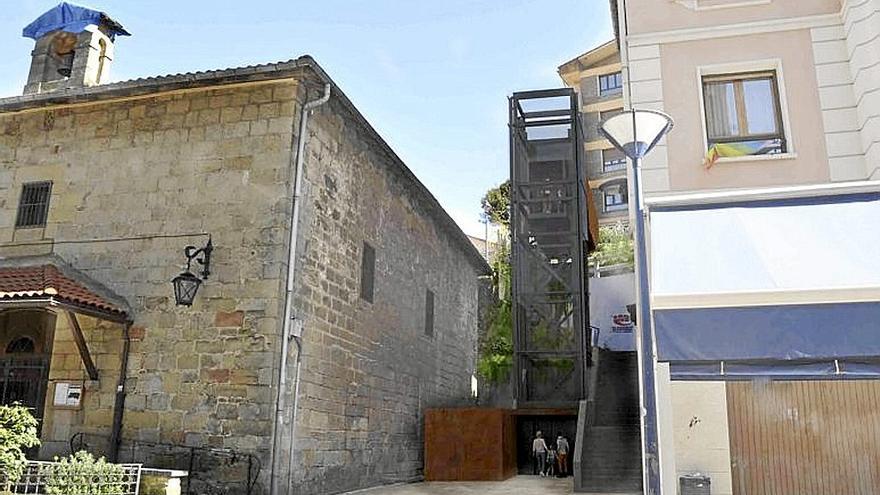 Errenteria adjudica las obras  del ascensor del barrio de Gaztaño