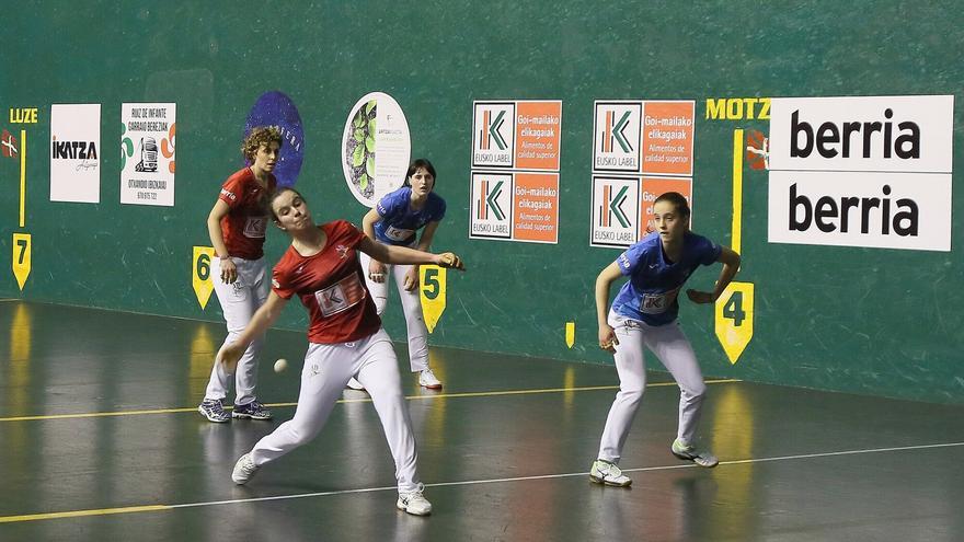 Azkoitia acogerá la fase decisiva del I Torneo Femenino del Cuatro y Medio organizado por Ados Pilota