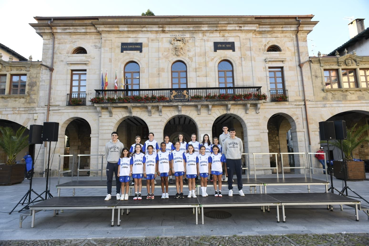 Presentación de los clubes deportivos de Urretxu y Zumarraga