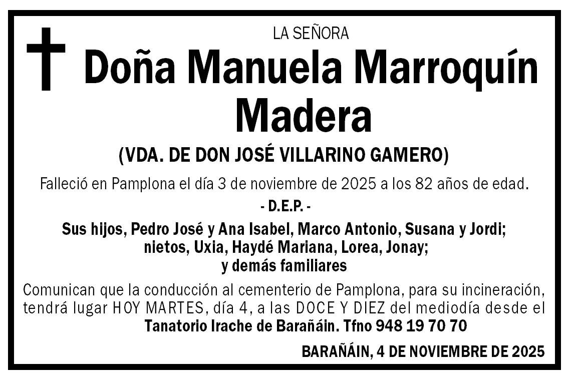 Manuela Marroquín Madera