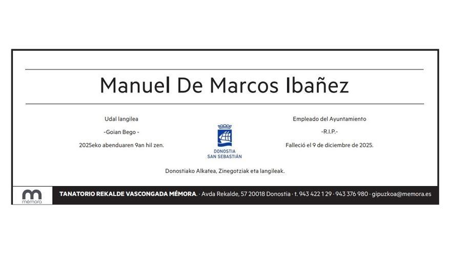 Manuel De Marcos Ibañez